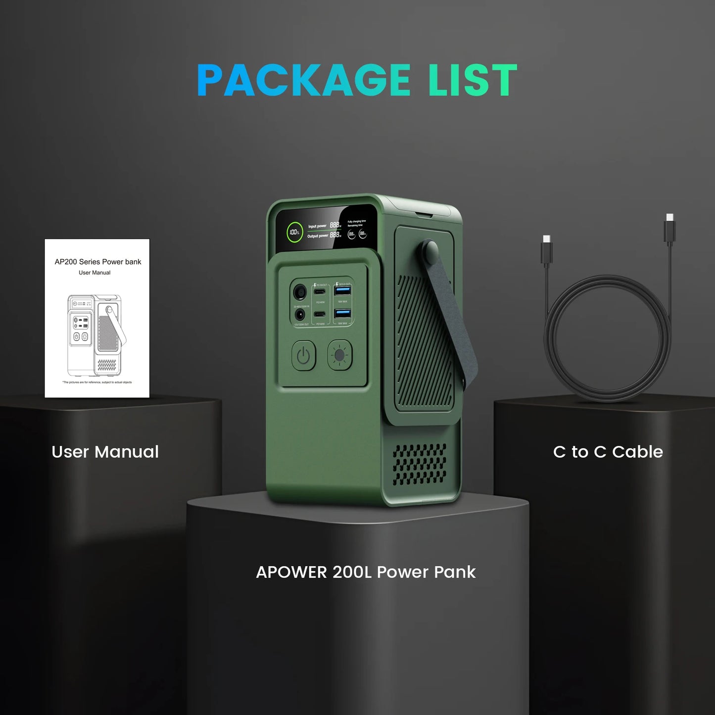 Station d’Énergie Portable DC 200W (60 000mAh – 192Wh) | Modèle AP200L - BLACKBEARD OUTDOOR INDUSTRIES