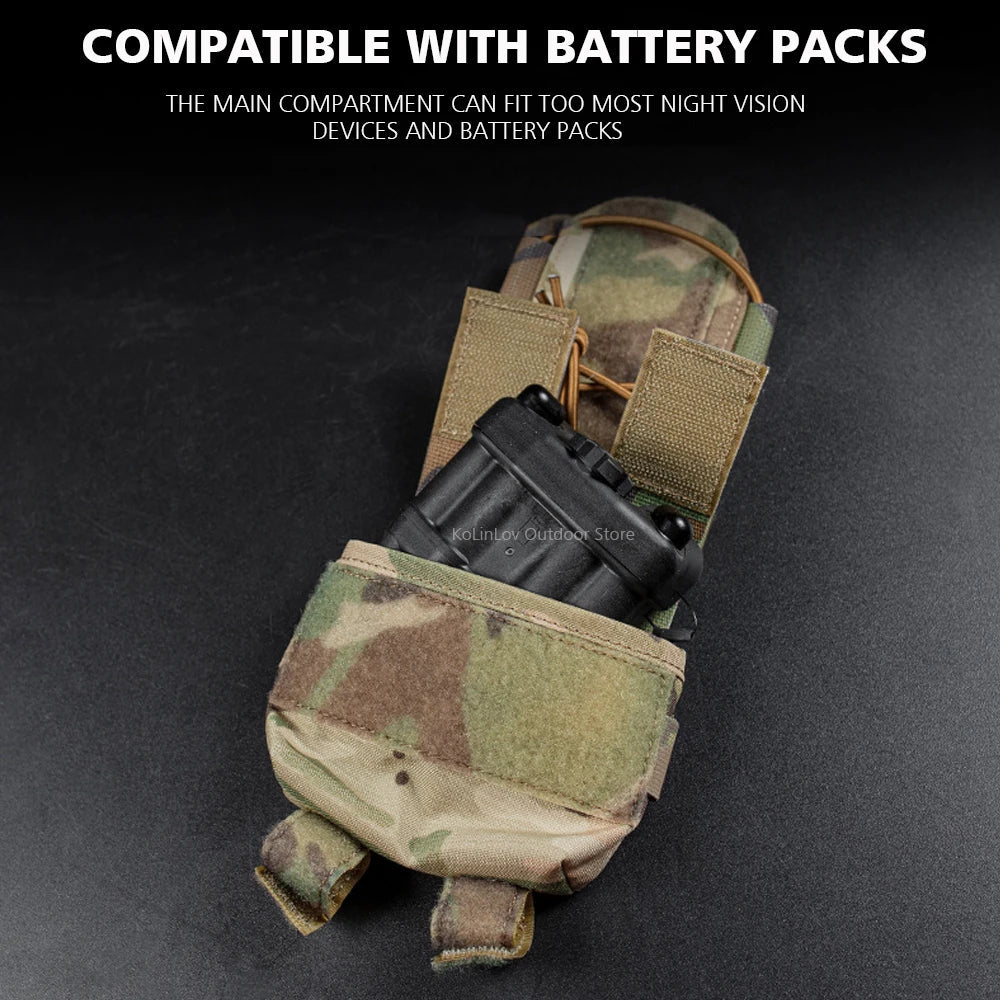 Pochette Batterie Tactique pour Casque MK2 – Contrepoids M-LOK – Ma boutique