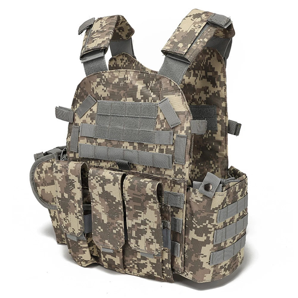Porte-Plaques Modulaire JOCESTYLE – Gilet Tactique Camouflage Haute Densité 600D Ma boutique