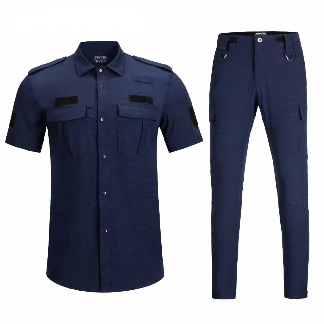 Ensemble Tactique Homme 2 Pièces - T-shirt et Pantalon à Séchage Rapide pour Printemps et Été BLACKBEARD OUTDOOR INDUSTRIES