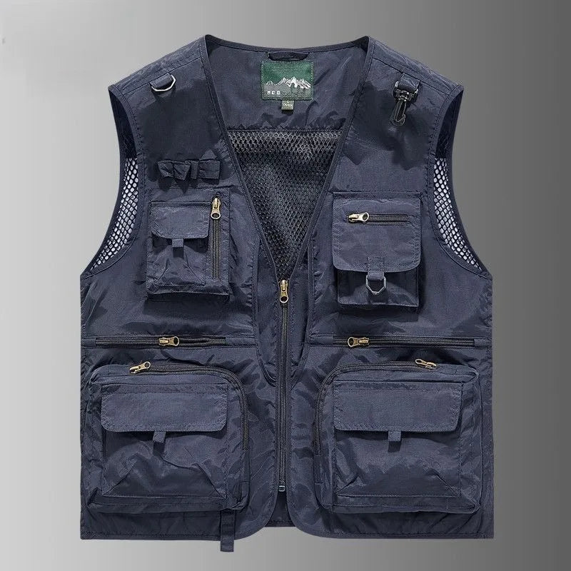 Gilet Tactique Homme Été – 14 Poches, Mesh Respirant - BLACKBEARD OUTDOOR INDUSTRIES