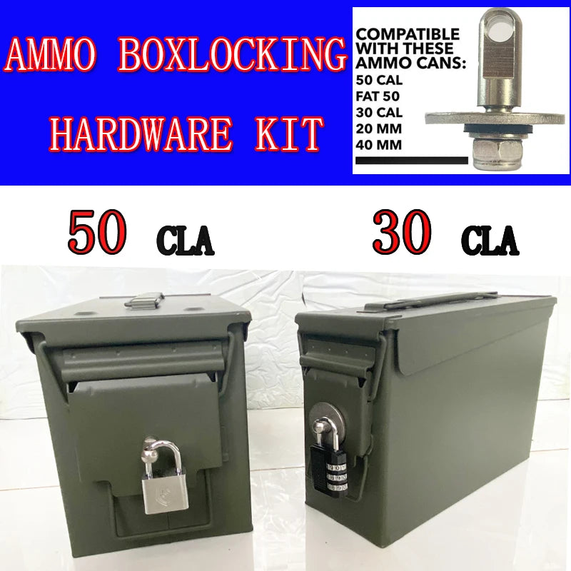 Kit de Verrouillage pour Boîte à Munitions 50 Cal – Accessoires de Coffre Secret Sécurisé en Acier | Aolamegs - BLACKBEARD OUTDOOR INDUSTRIES