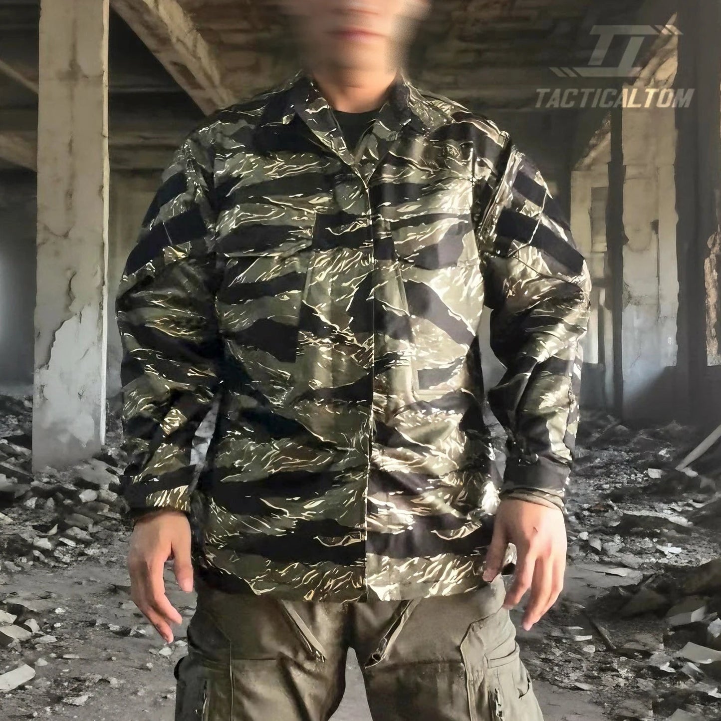 Ensemble Tactique Tom Jungle Tiger GEN3 - Vêtements de Combat Outdoor Résistants aux Déchirures, Pantalons G3 + Veste GEN3, Durable et Confortable BLACKBEARD OUTDOOR INDUSTRIES