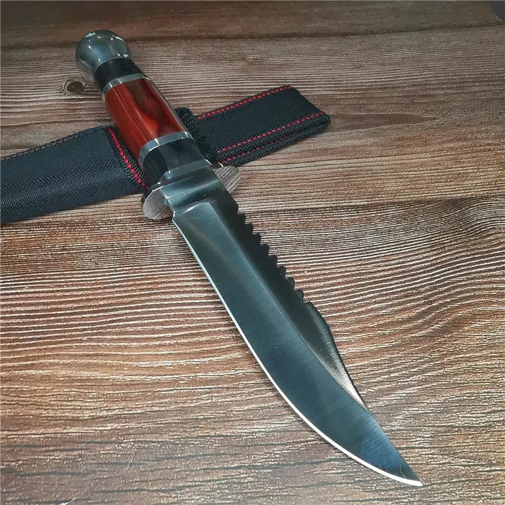 Couteau Multifonction 27 cm – Couteau de Chasse en Acier Inoxydable Portable pour Camping, Pêche et Autodéfense - BLACKBEARD OUTDOOR INDUSTRIES