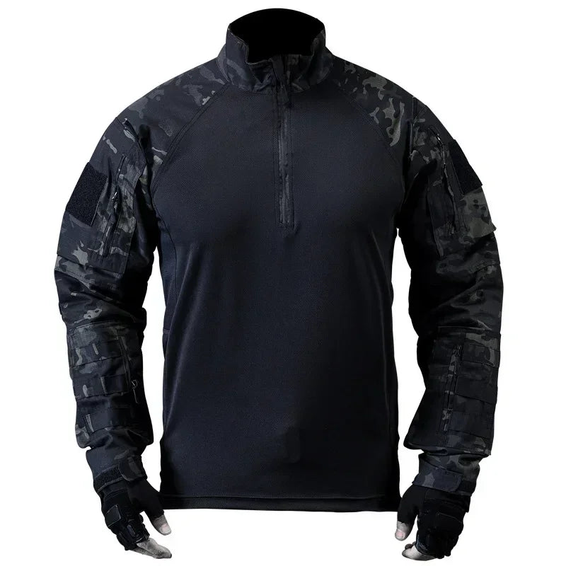 Veste Tactical XMGOLONG Pioneer Frog Suit – Haut d’Entraînement Respirant et Séchage Rapide, Camouflage CP pour Camping et Chasse - BLACKBEARD OUTDOOR INDUSTRIES
