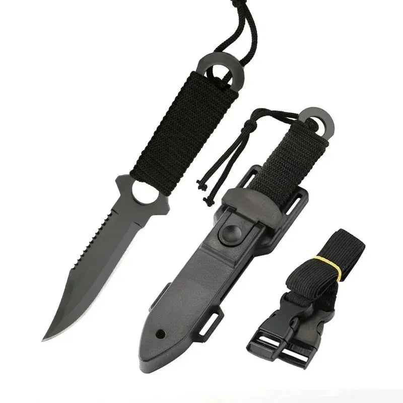 Vusak Stainless Steel Camping Pocket Knife with Scabbard - BLACKBEARD OUTDOOR INDUSTRIES