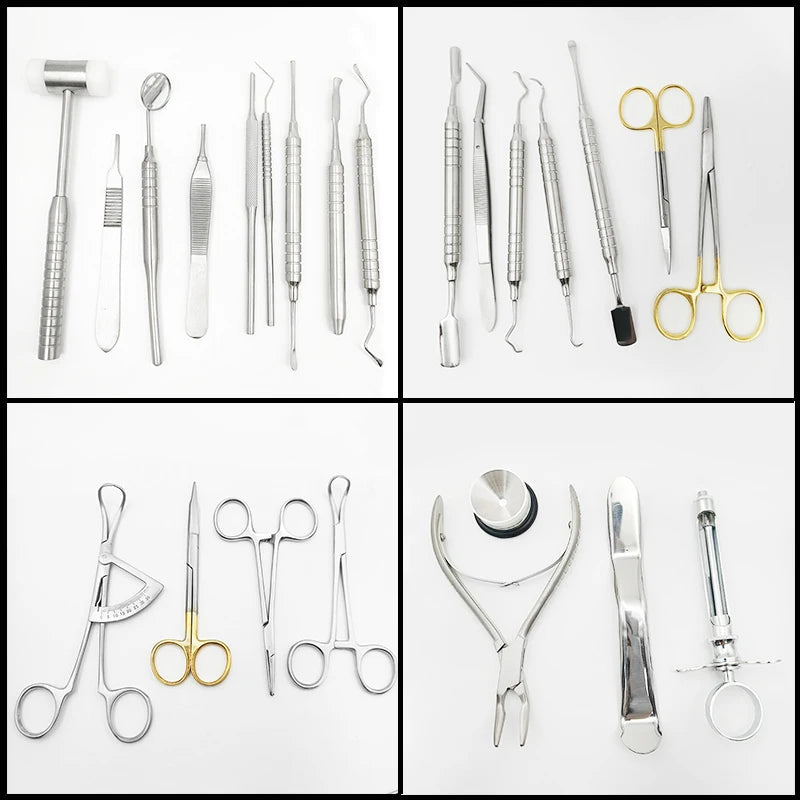 26Pcs Dental Implant Surgical Kit Professional Implantology Instruments Set for Dentists Oral Surgery Equipment Tools Supplies Ma boutique