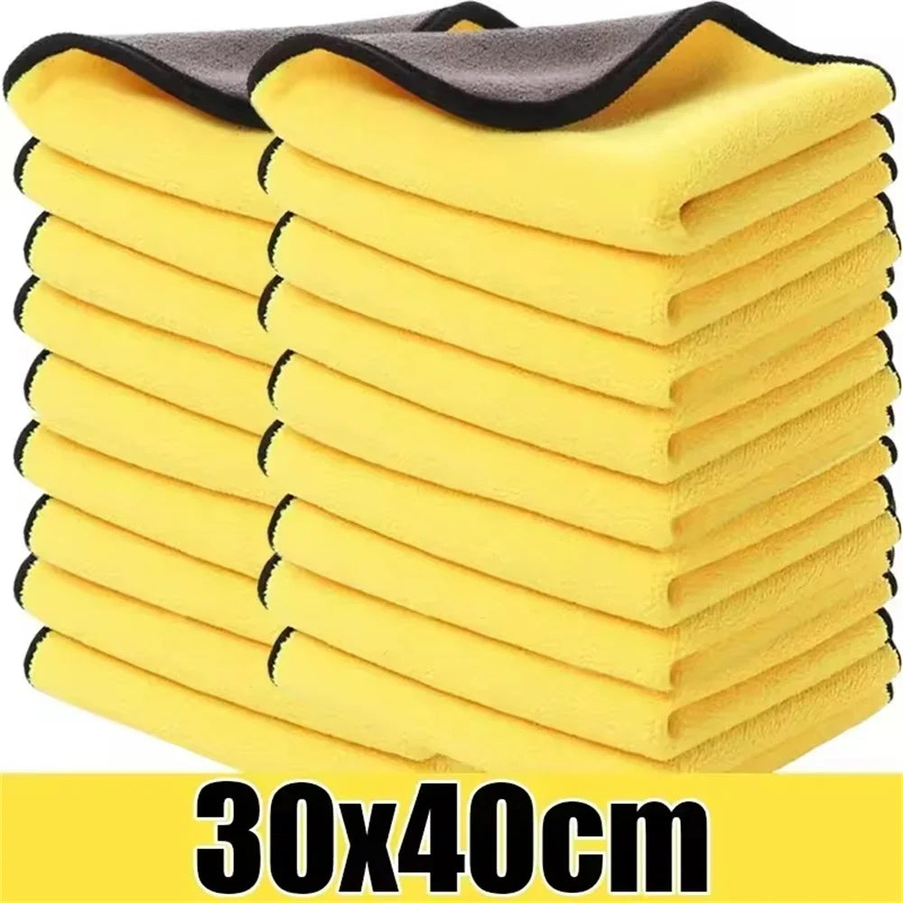 Lot de Chiffons Microfibres Double Face pour Voiture – Ultra-Absorbants & Réutilisables Ma boutique