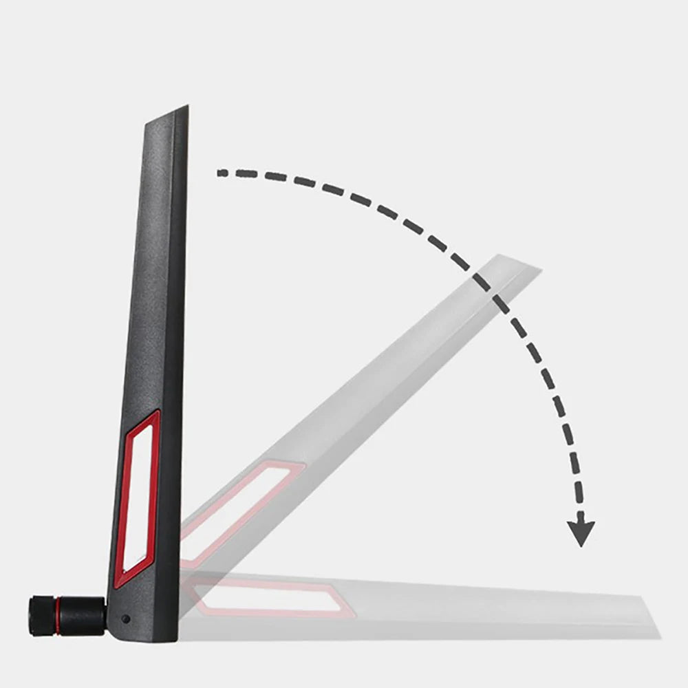 Antenne WiFi 10dBi Haute Performance | Double Bande 2.4Ghz / 5Ghz / 5.8Ghz | Connecteur RP-SMA ou SMA Male – 19.5 cm - BLACKBEARD OUTDOOR INDUSTRIES