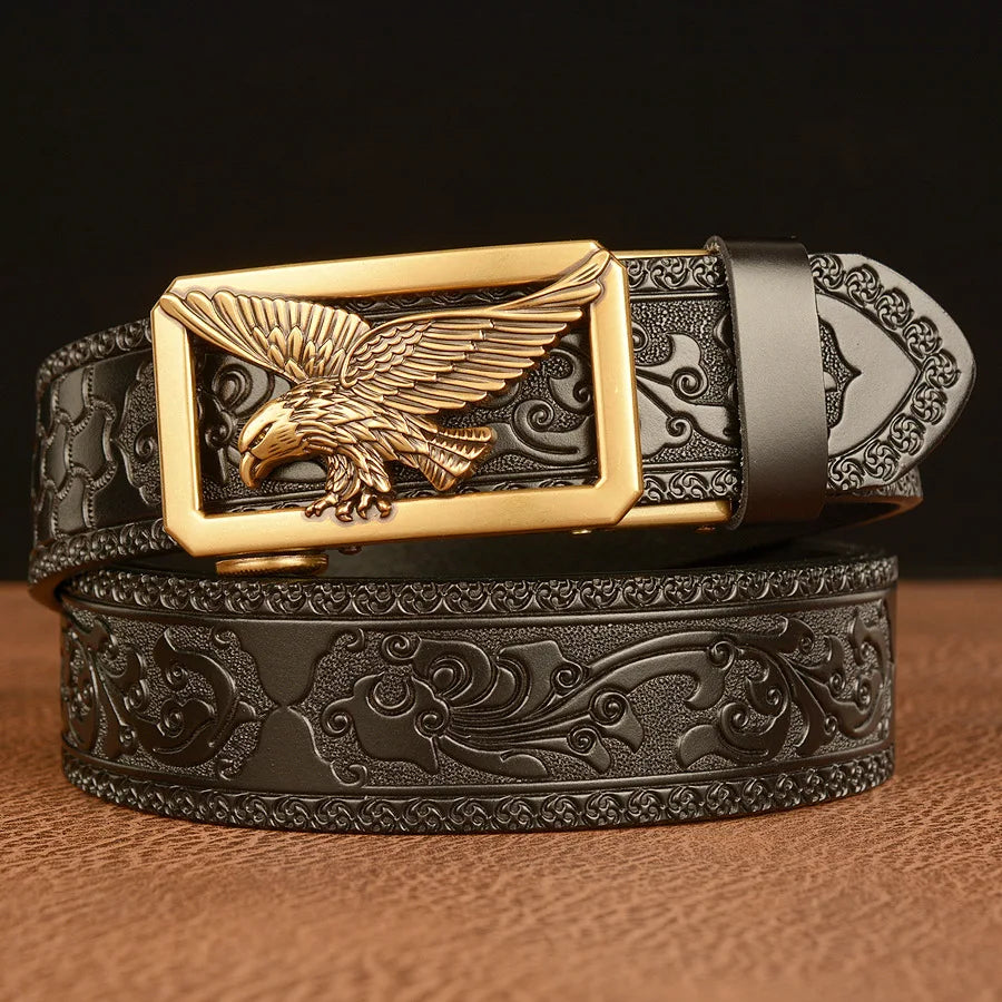 Ceinture en Cuir Véritable SupSindy - Luxe avec Boucle Métallique Ma boutique