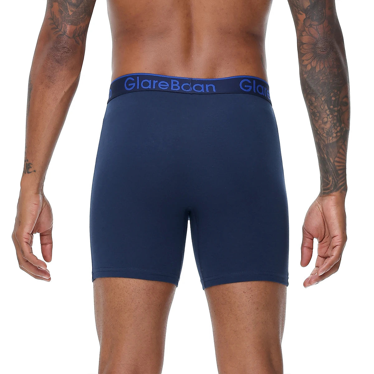 Pack de 4 Boxers Mi-Long pour Hommes - Coton Respirant BLACKBEARD OUTDOOR INDUSTRIES