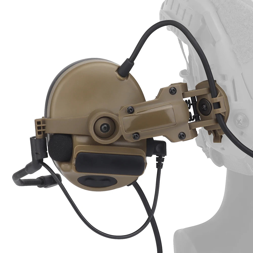 Casque Tactique de Protection Auditive Active – Casque Anti-Bruit Électronique avec Communication pour Casque Tactique BLACKBEARD OUTDOOR INDUSTRIES
