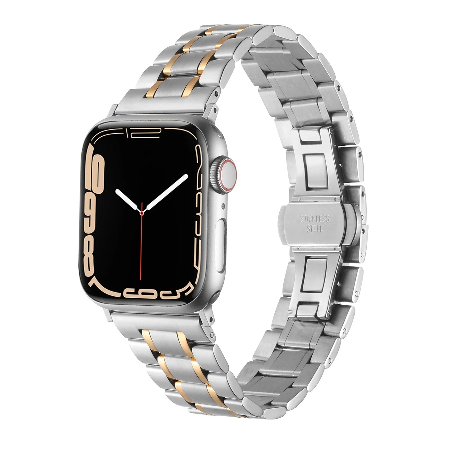 Bracelet en Acier Inoxydable pour Apple Watch – Bandes Métalliques pour iWatch Ultra / Series 10/9/8/7/6/5/4/3/SE BLACKBEARD OUTDOOR INDUSTRIES
