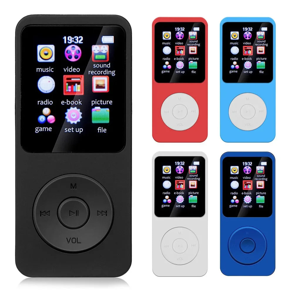 Lecteur MP3 Portable HiFi P3 avec Écran TFT 1,8’’ Bluetooth 5.4 | Haut-parleur intégré | Lecture Vidéo | Radio FM | Enregistreur Vocal | Lecteur E-Book - BLACKBEARD OUTDOOR INDUSTRIES