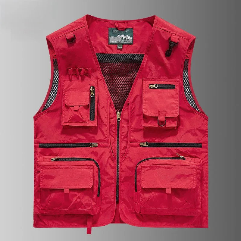 Gilet Tactique Homme Été – 14 Poches, Mesh Respirant - BLACKBEARD OUTDOOR INDUSTRIES