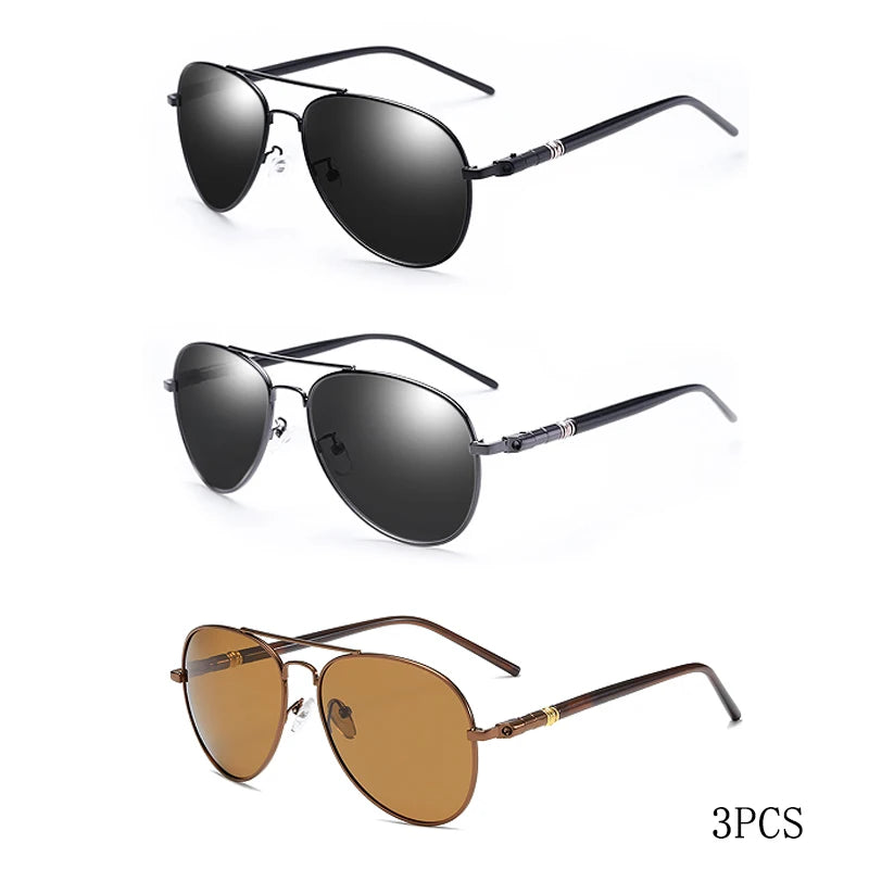 Lunettes de Soleil Polarisées VABBON – UV400 – Unisexe – Style Aviateur – Verres Miroirs Anti-Éblouissement - BLACKBEARD OUTDOOR INDUSTRIES