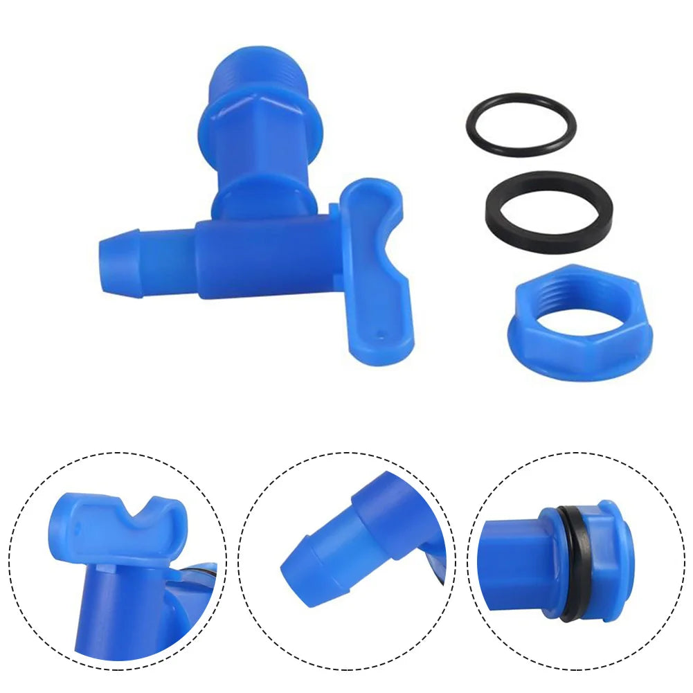 Robinet en Plastique pour Fût IBC – Robinet Auto-fabriqué pour Réservoir d'Eau, Bière, Jardin et Récupérateur d'Eau de Pluie - BLACKBEARD OUTDOOR INDUSTRIES