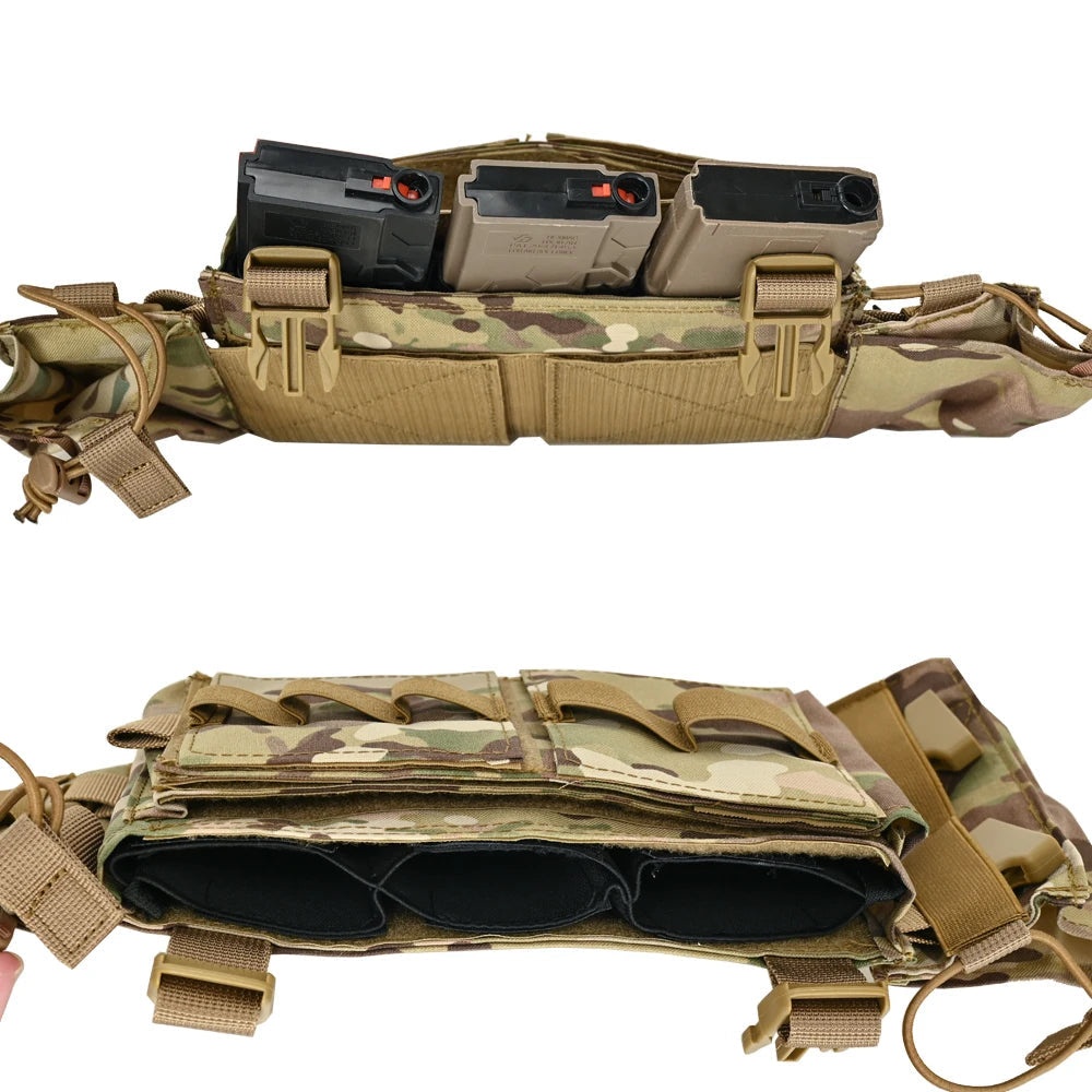 Tactifans 5.56 Triple porte chargeur pour Micro Fight MK3 MK4 Chest Rig BLACKBEARD OUTDOOR INDUSTRIES