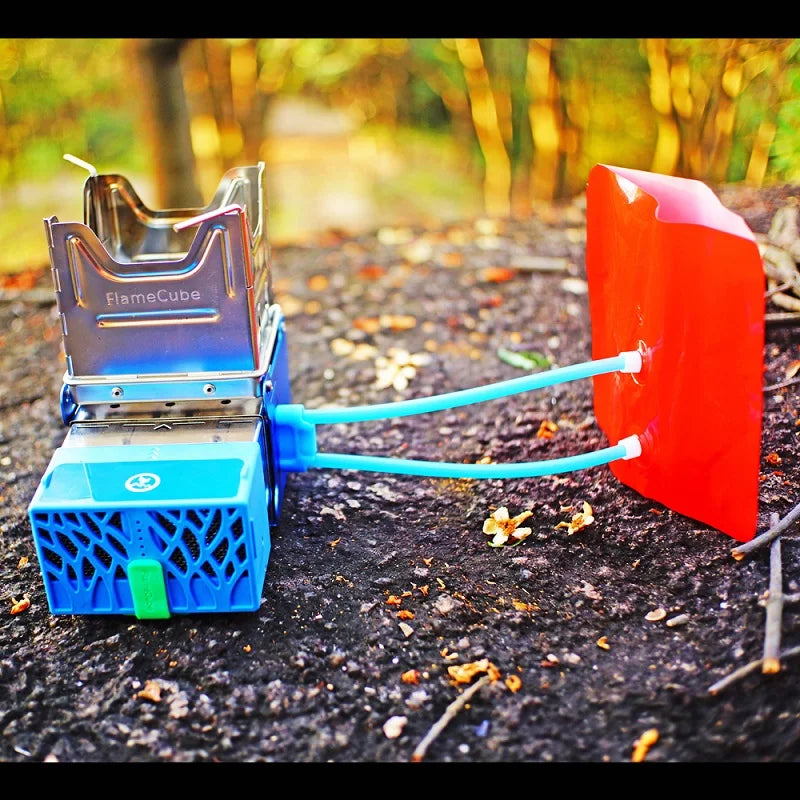 Mini Réchaud de Camping Portable – Survival Stove avec Générateur Thermoélectrique et Powerbank - BLACKBEARD OUTDOOR INDUSTRIES
