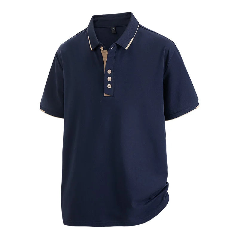 T-Shirt Homme Grande Taille 7XL–8XL | Élégance Casual Été – Col Chemise, Manches Courtes, Coton Ultra Doux Ma boutique