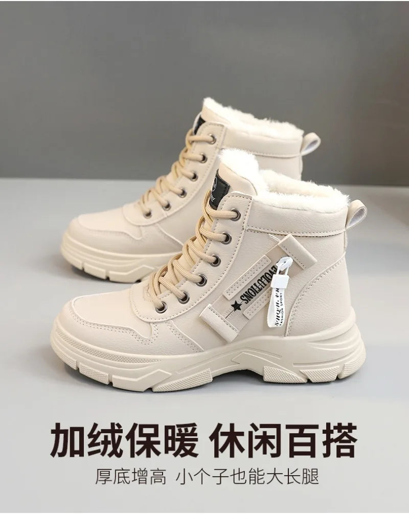 Bottines Femme Hiver 2024 – Chaussures Chaudes Imperméables à Lacets - BLACKBEARD OUTDOOR INDUSTRIES