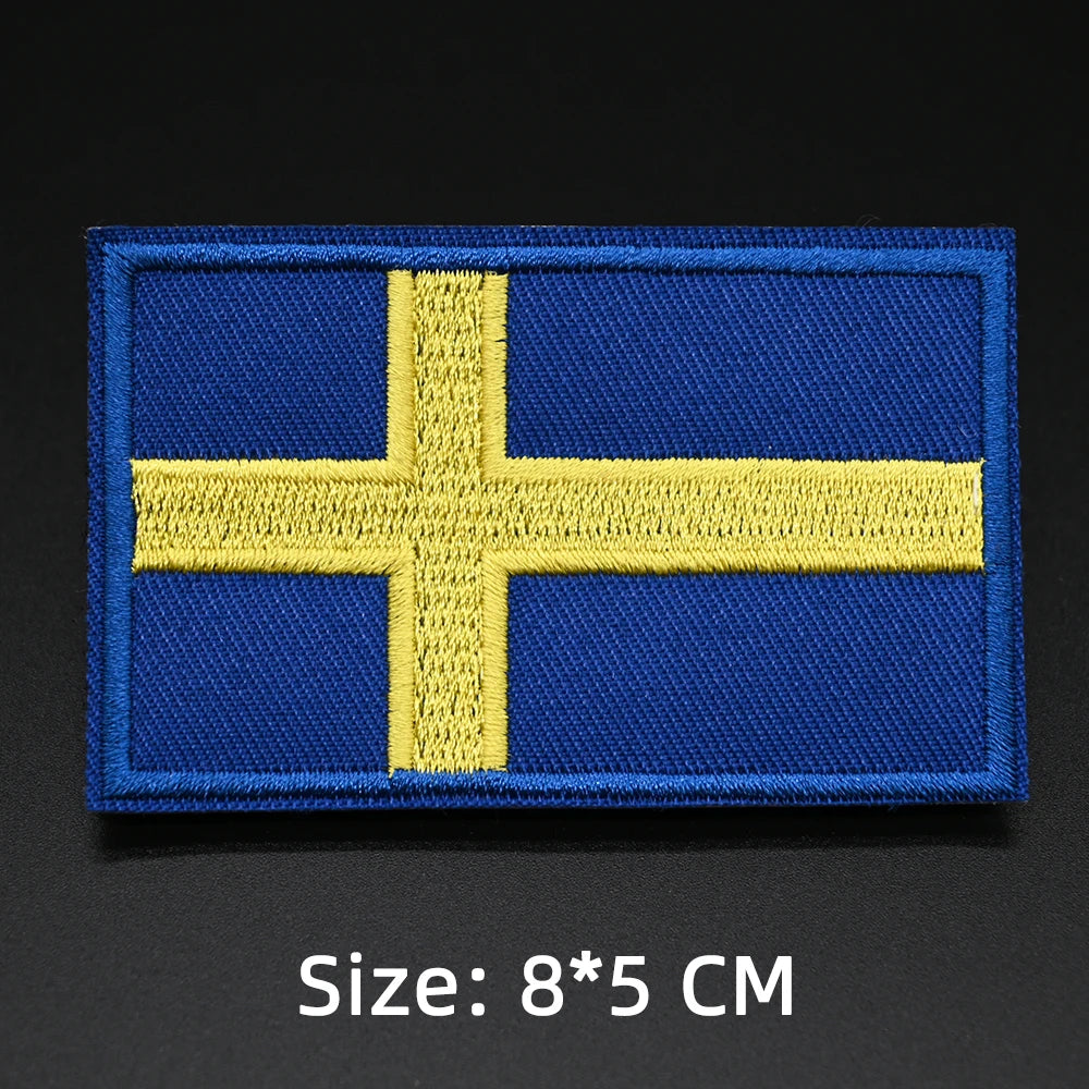 Patches Drapeaux Brodés Tactiques – international - BLACKBEARD OUTDOOR INDUSTRIES