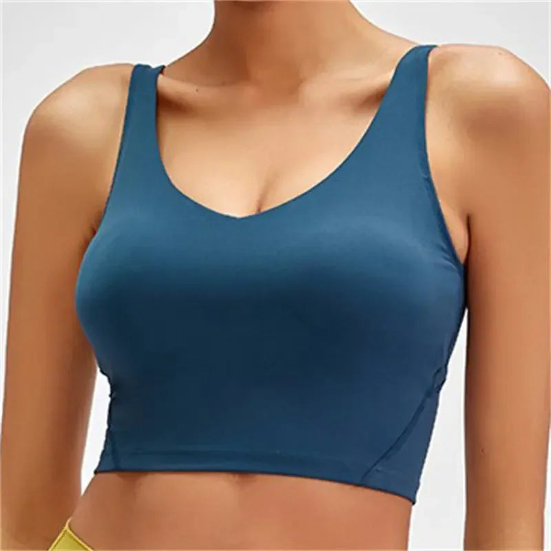 Débardeur NEPOAGYM PASSION avec Soutien-Gorge Intégré – Crop Top Longline avec Coussinets Amovibles pour Yoga et Gym - BLACKBEARD OUTDOOR INDUSTRIES
