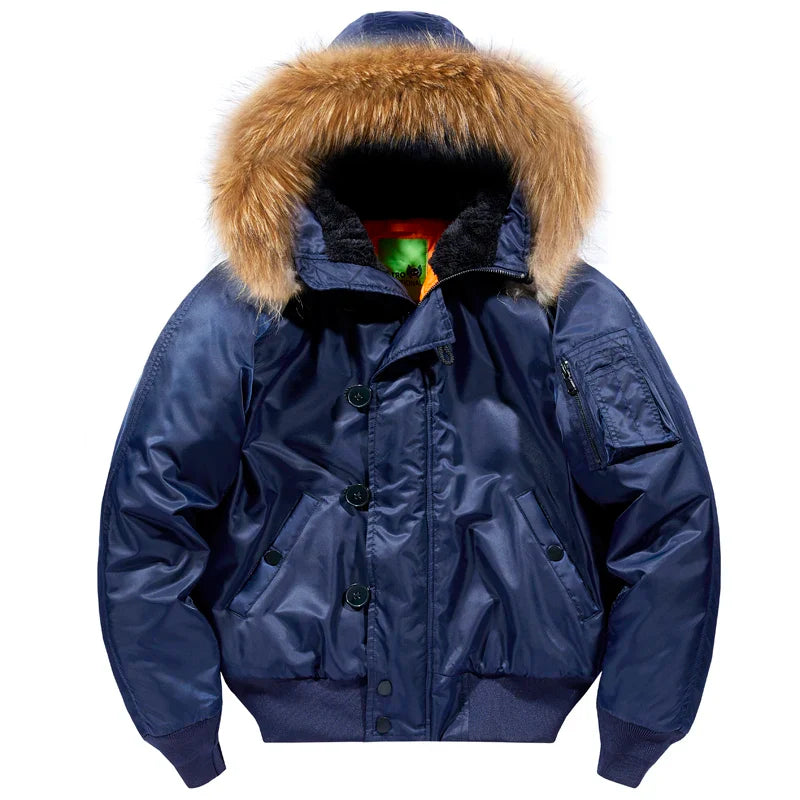 Veste Bombardier Homme Hiver Chaude - BLACKBEARD OUTDOOR INDUSTRIES