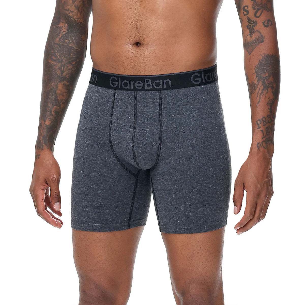 Pack de 4 Boxers Mi-Long pour Hommes - Coton Respirant BLACKBEARD OUTDOOR INDUSTRIES