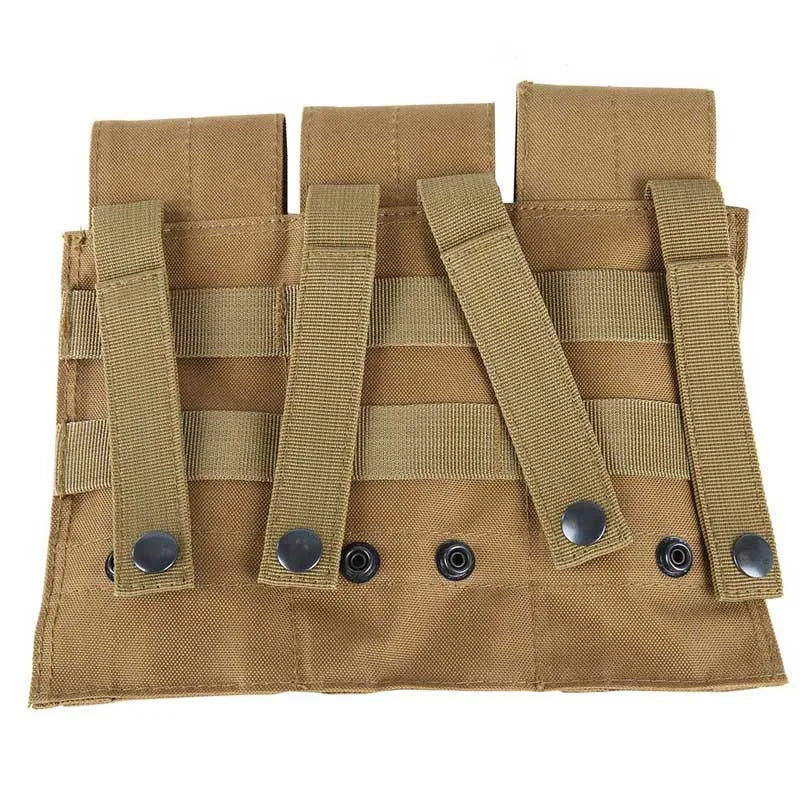 Poche Tactique MOLLE Triple ou Double – Porte-Chargeurs 5.56 / 7.62 – Airsoft, Paintball, Tir, Wargame - BLACKBEARD OUTDOOR INDUSTRIES