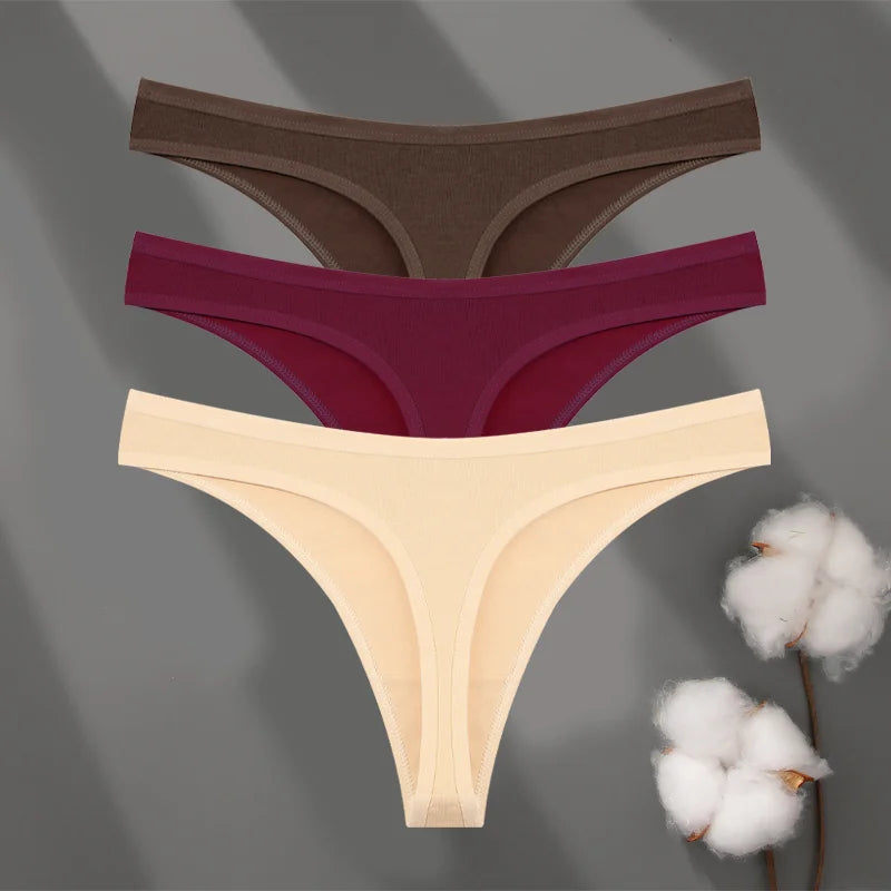 Lot de 3 Strings Femme – Coton Ultra Doux & Invisible | FINETOO - BLACKBEARD OUTDOOR INDUSTRIES