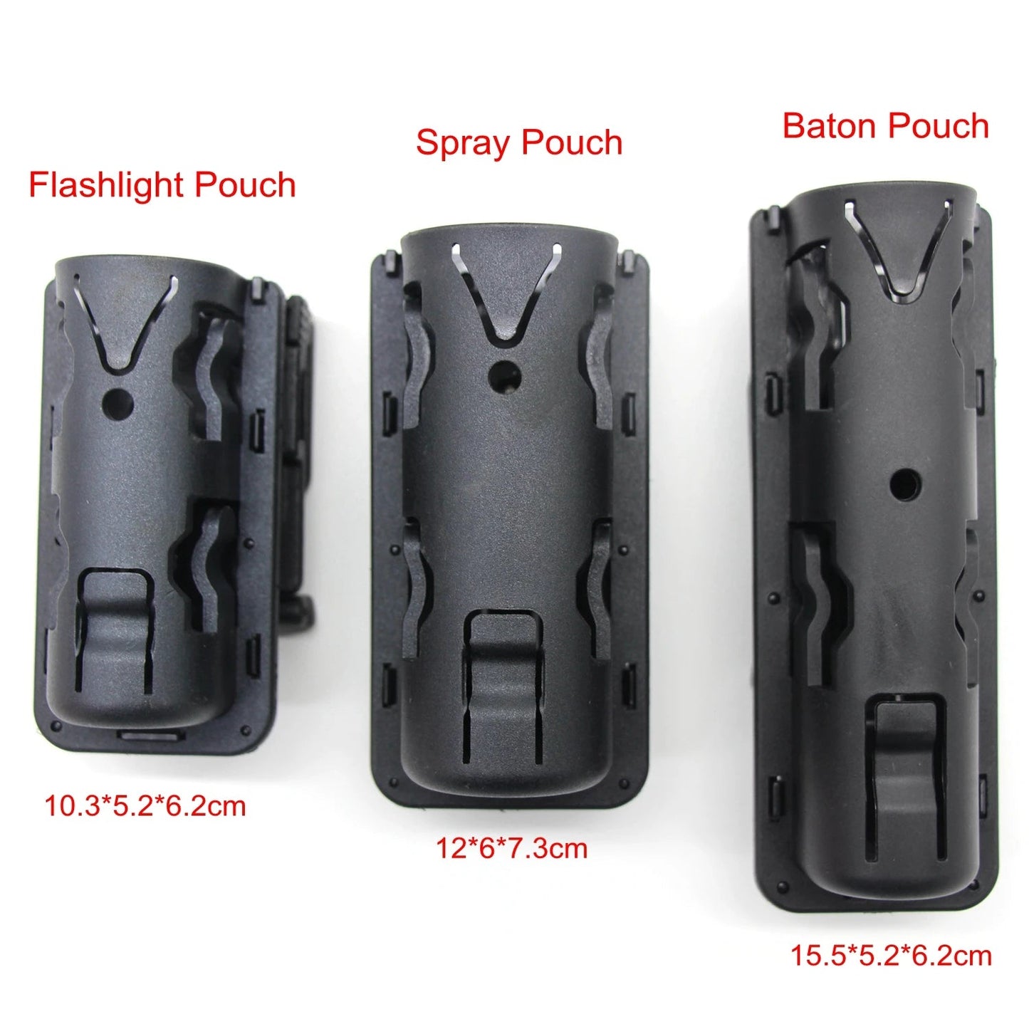 Poche Tactique Polyvalente - Porte-Spray, Porte-Flashlight, Porte-Bâton (Rotation 360°, Ouverture Rapide) BLACKBEARD OUTDOOR INDUSTRIES