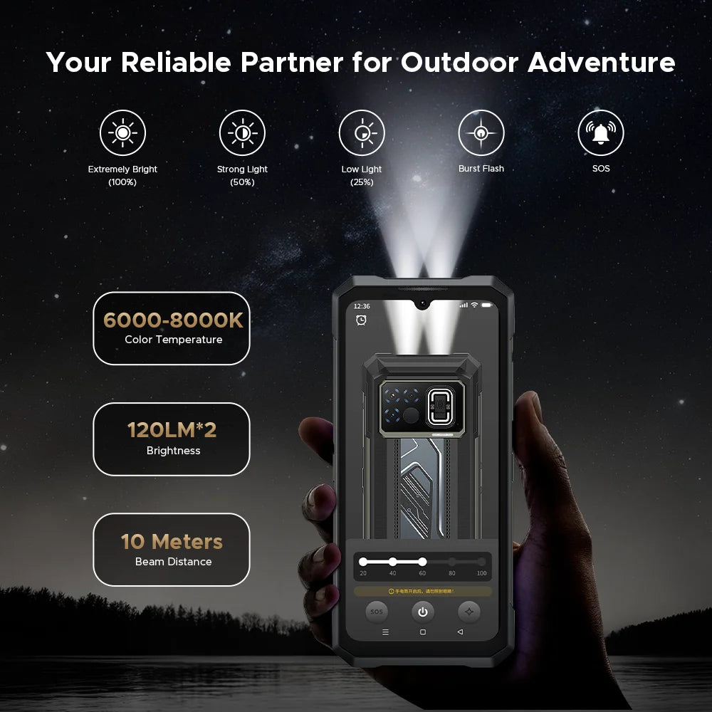 DOOGEE Fire 6 Max 5G – Smartphone robuste avec imagerie thermique & batterie XXL - BLACKBEARD OUTDOOR INDUSTRIES