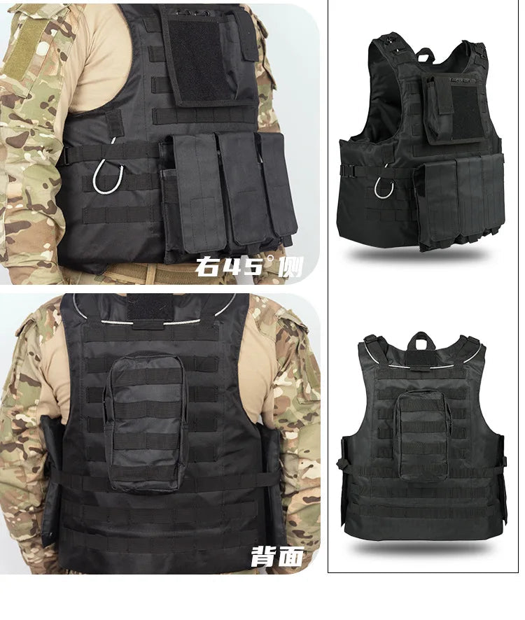Gilet Tactique YAKEDA Multifonction – Gilet Camouflage Amphibie Outdoor pour Entraînement, Chasse et Activités Tactiques BLACKBEARD OUTDOOR INDUSTRIES