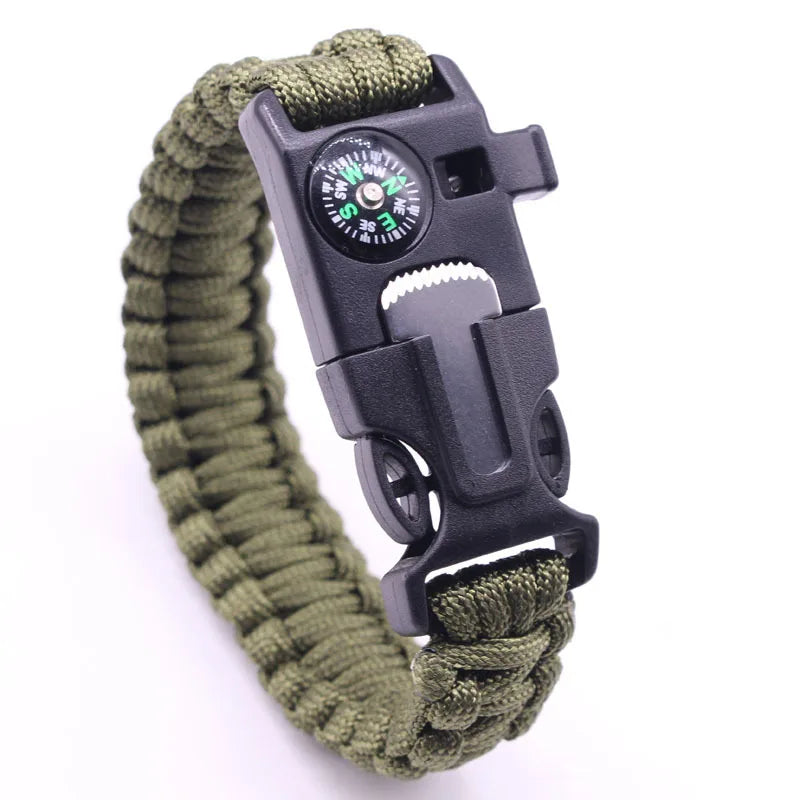 Bracelet de Survie Multi-fonction en Paracorde 4 mm – Équipement Militaire d'Urgence - BLACKBEARD OUTDOOR INDUSTRIES