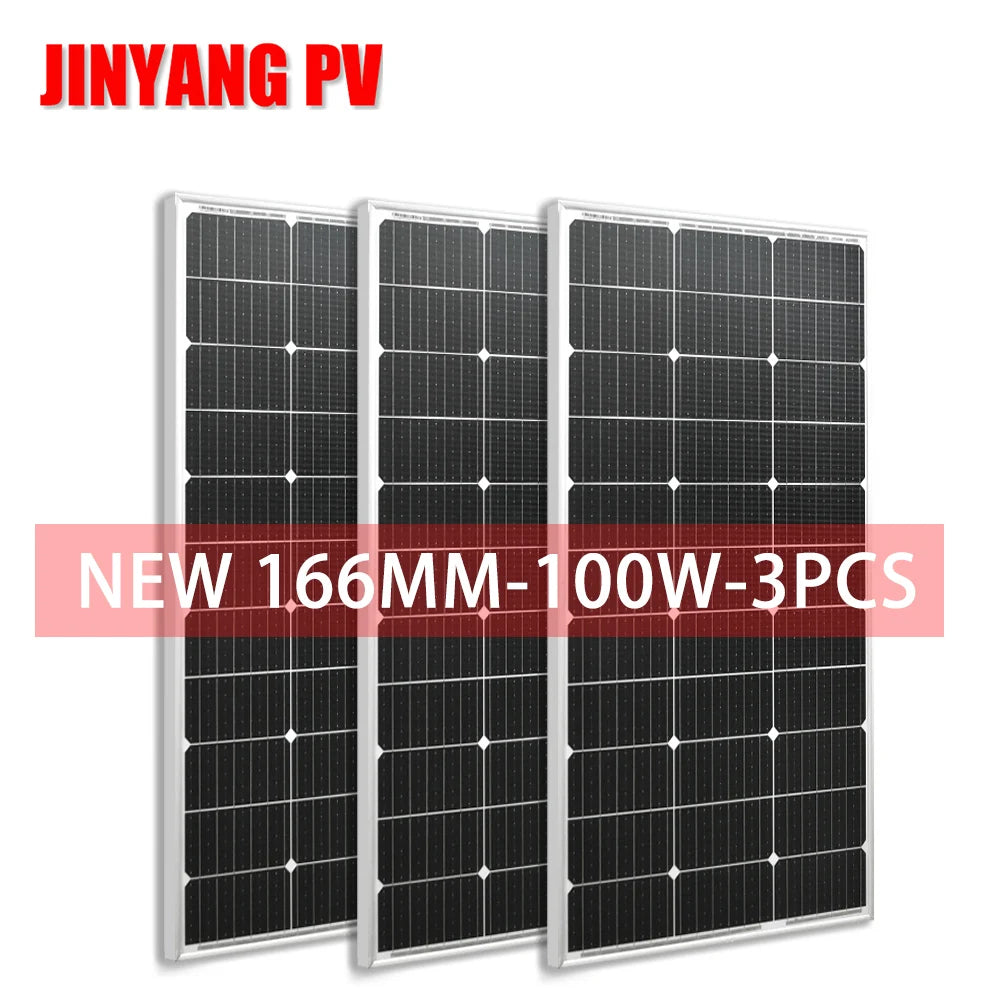 Panneau Solaire Rigide 100W Monocristallin 18V pour Batterie 12V/24V – JINGYANGPV - BLACKBEARD OUTDOOR INDUSTRIES