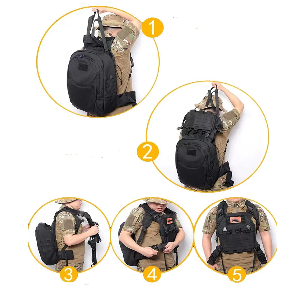 sac a dos tactique porte plaque Ma boutique