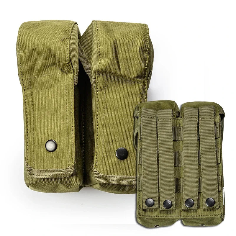 Outdoor Double AK Mag Pouch MOLLE – Porte Chargeur Double pour AK, Sac à Ceinture, Accessoires de Paintball et Chasse BLACKBEARD OUTDOOR INDUSTRIES
