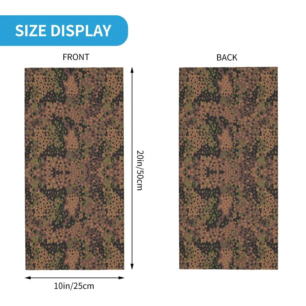 Tiger Stripe Camo – Bandeau Tour de Cou Hiver Multifonction pour Hommes et Femmes | Parfait pour Randonnée, Cyclisme, Sports Outdoor et Usage Quotidien - BLACKBEARD OUTDOOR INDUSTRIES