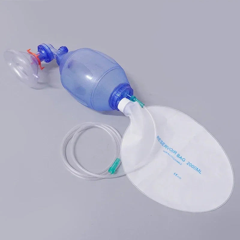Kit de Réanimation Manuelle pour Enfant avec Masque Transparent et Sac PVC + Tuyau d'Oxygène et Sac de Réservoir - BLACKBEARD OUTDOOR INDUSTRIES