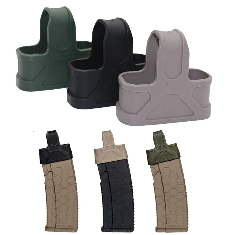 Lot de 6 ou 10 Étuis Caoutchouc pour Chargeurs 5.56 mm | Manchon Tactique Antidérapant pour M4 – Accessoire de Tir & Airsoft Ma boutique