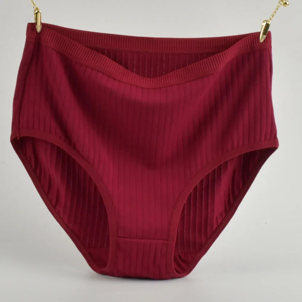 Culottes Coton Taille Haute Rayées Pour Femmes, Confortable & Respirante – Lingerie Plus Size BLACKBEARD OUTDOOR INDUSTRIES