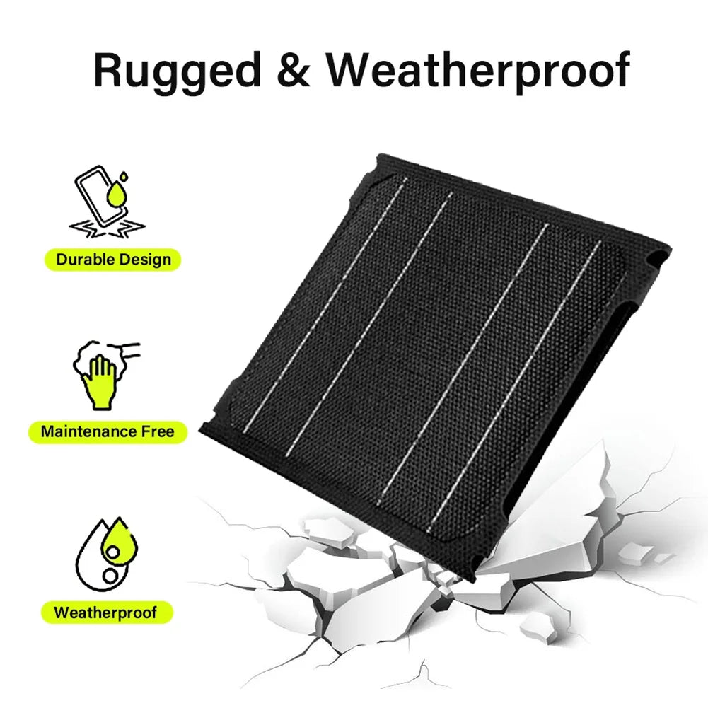 Panneau Solaire Portable Pliable VAKIND 30W/40W – 5V/18V USB-A, USB-C & DC – Étanche IP65 pour Téléphones, Powerbanks, Randonnée, Camping - BLACKBEARD OUTDOOR INDUSTRIES