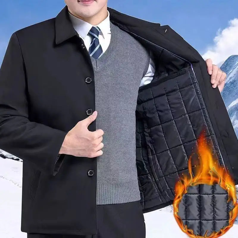 Veste Homme Automne/Hiver en Polaire Chaude Modèle Business Casual — MANTLCONX | Veste de Costume Décontractée - BLACKBEARD OUTDOOR INDUSTRIES