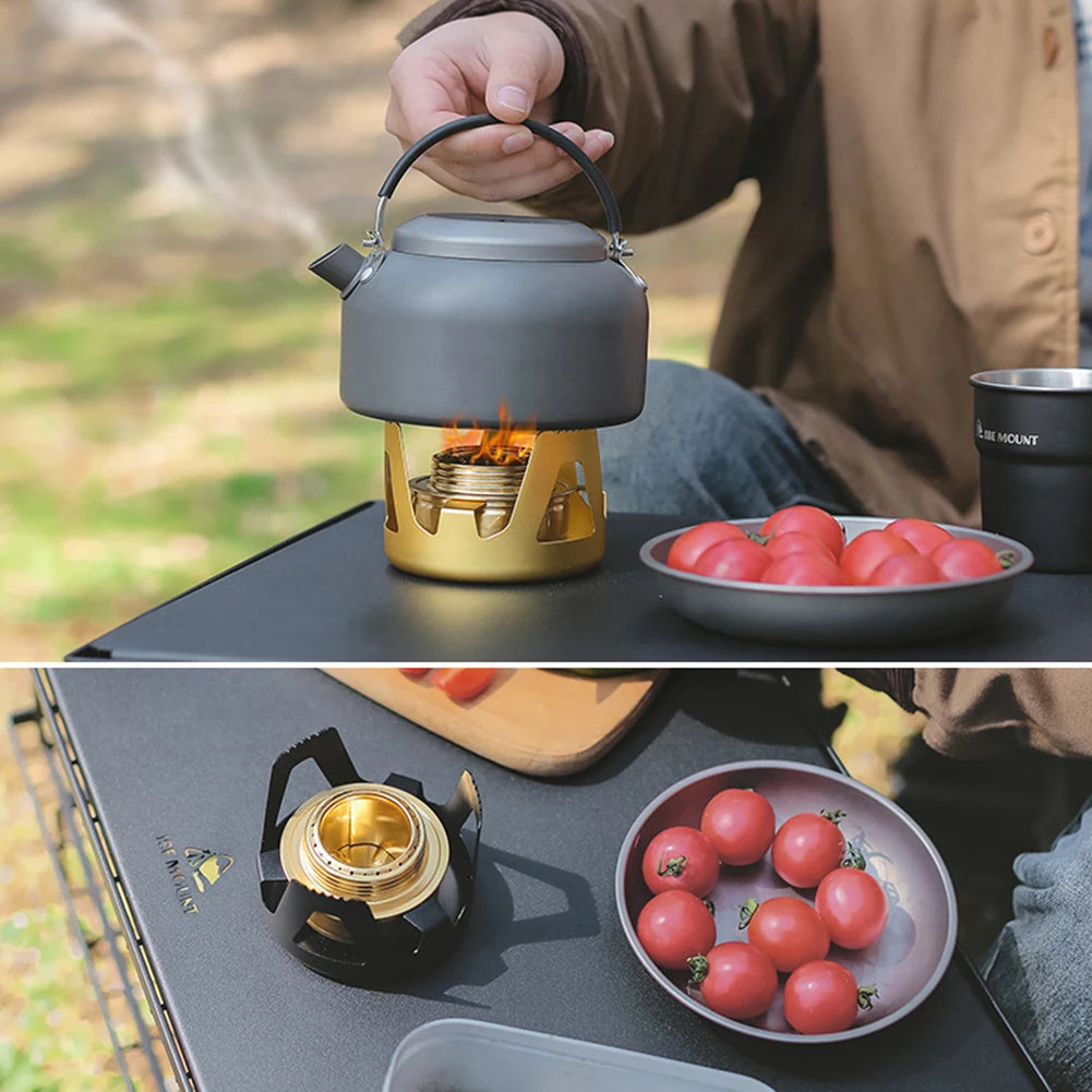 Réchaud à Alcool Portable Mini – Réglable avec Support en Alliage - BLACKBEARD OUTDOOR INDUSTRIES