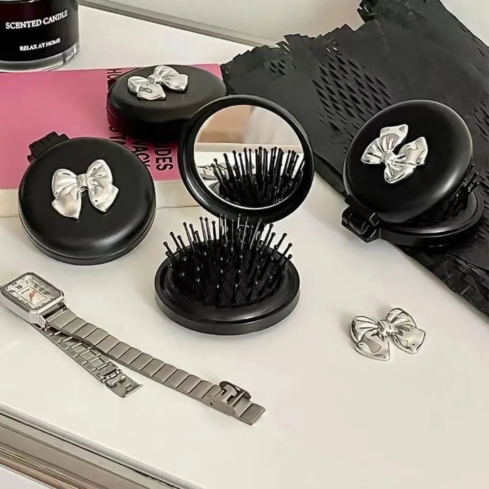 Peigne Pliable Masseur avec Miroir de Maquillage – 1 pièce - BLACKBEARD OUTDOOR INDUSTRIES