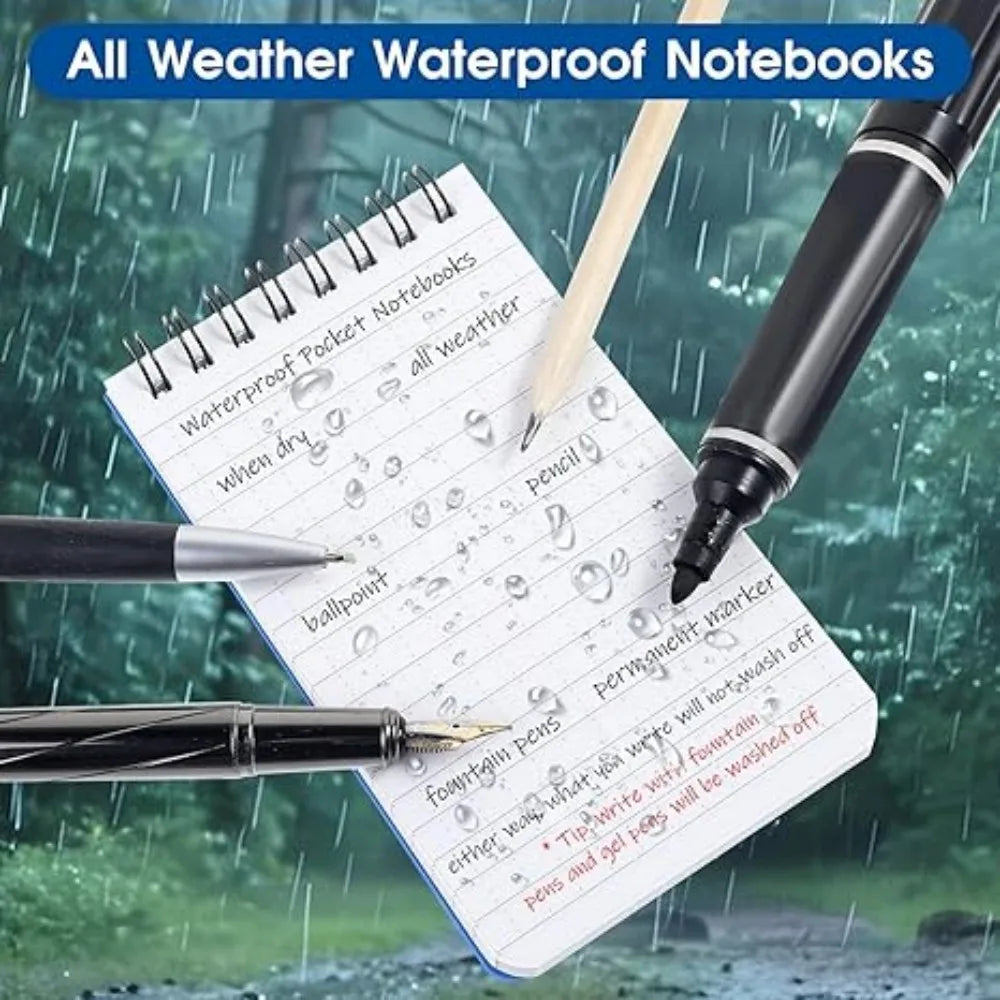 Carnet de Notes Étanche - Cahier Tactique Compact pour Conditions Climatiques Difficiles - BLACKBEARD OUTDOOR INDUSTRIES