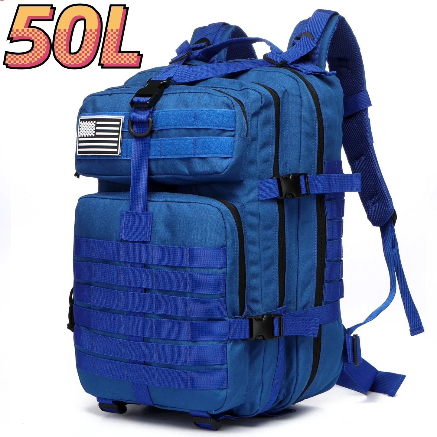 Thuram Sac à Dos Nylon 1000D Imperméable 30L/50L – Trekking, Pêche, Chasse, Camping, Randonnée - BLACKBEARD OUTDOOR INDUSTRIES