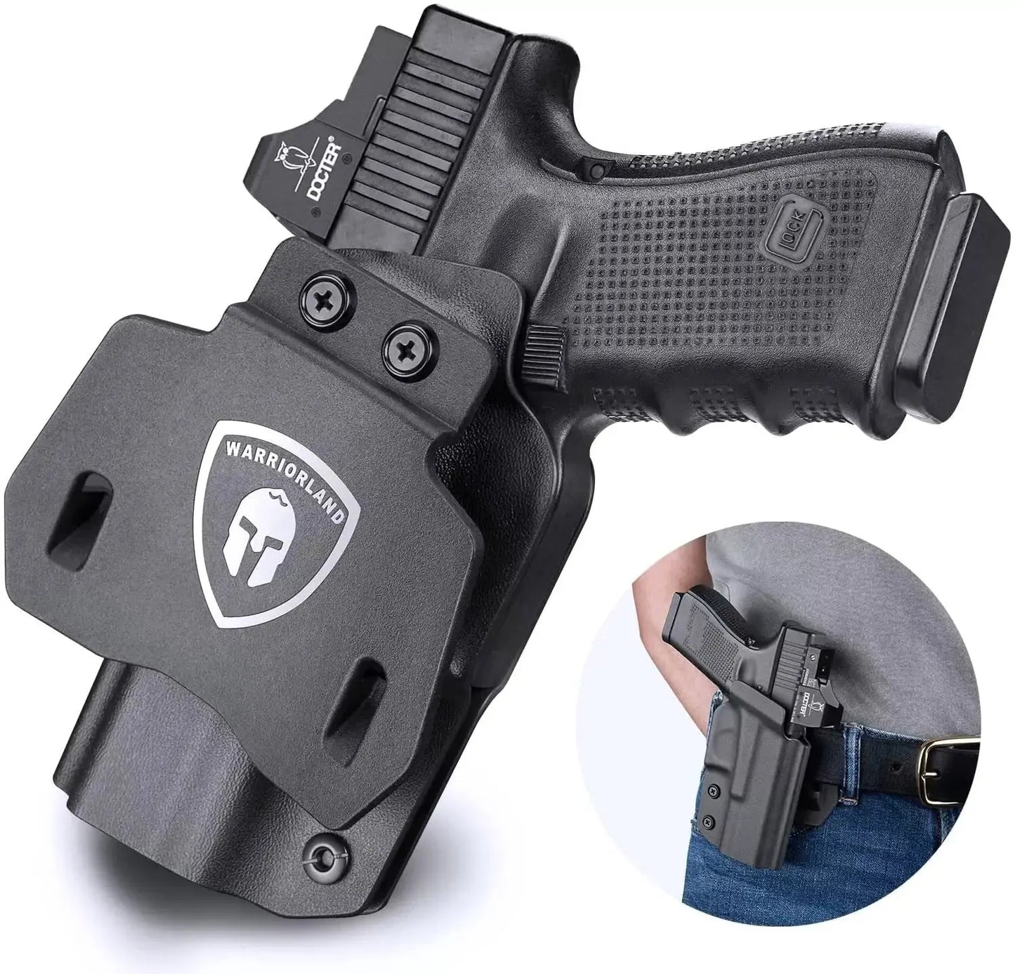 Étui Kydex OWB pour Glock 17/19/19X/26/32/44/45 Gen 1-5 – Rapide & Sûr Ma boutique