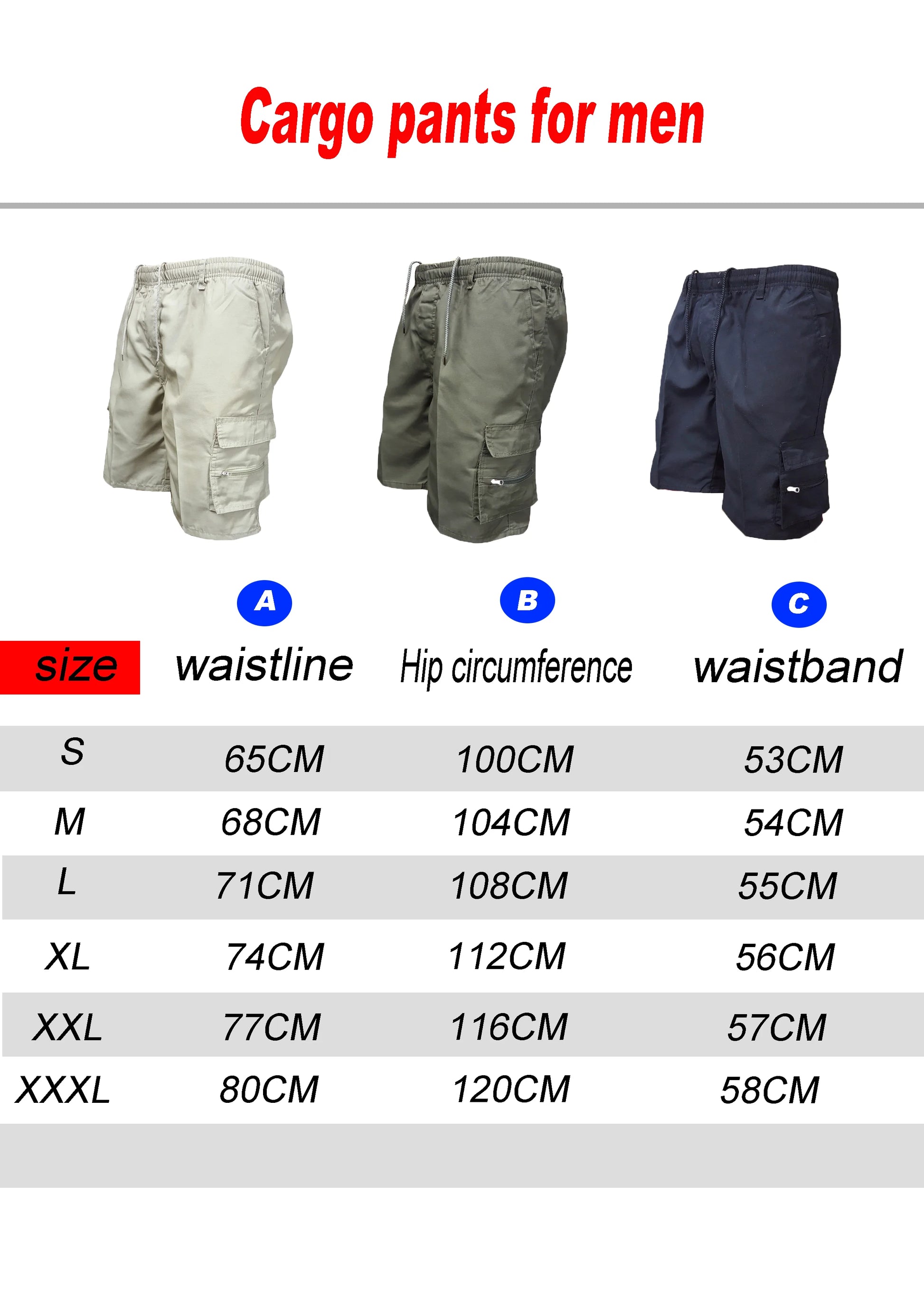Shorts Cargo Homme 2024 – Shorts Décontractés & Running, Style Fashion Casual - BLACKBEARD OUTDOOR INDUSTRIES